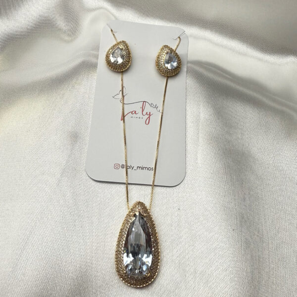 Conjunto super gota cravejada