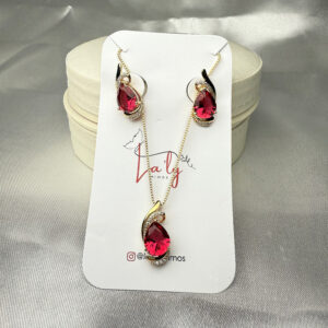 Conjunto vermelho