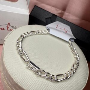 Pulseira Fígaro Prata