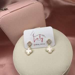 Brinco dois VanCleef perolado